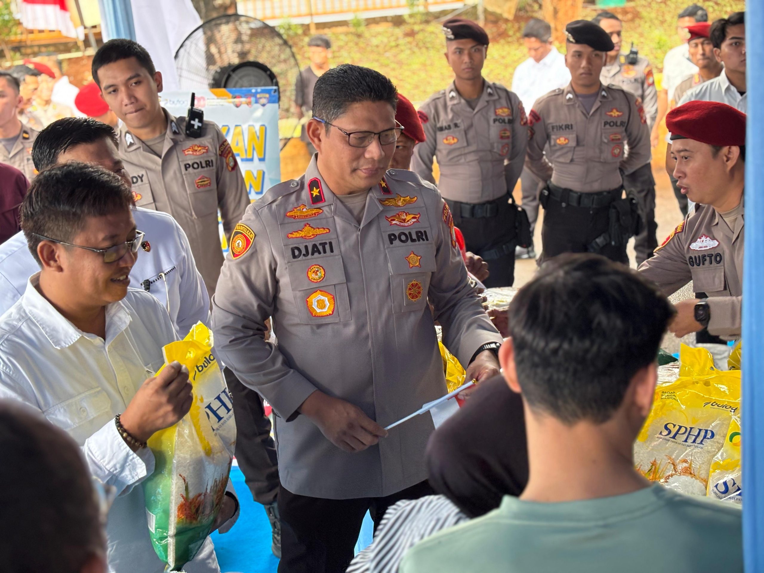 Jelang HUT Ke-80 RI, Wakapolda Metro Jaya Gelar Gerakan Pangan Murah 1