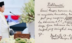 Di Hadapan Rakyat, Prabowo Bacakan Teks Proklamasi, Saurip Kadi: Semangat Kemerdekaan Harus Lintas Generasi 12