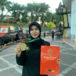 Polwan Korsabhara Baharkam Polri Raih Emas di Kejuaraan Karate Piala Panglima TNI 54