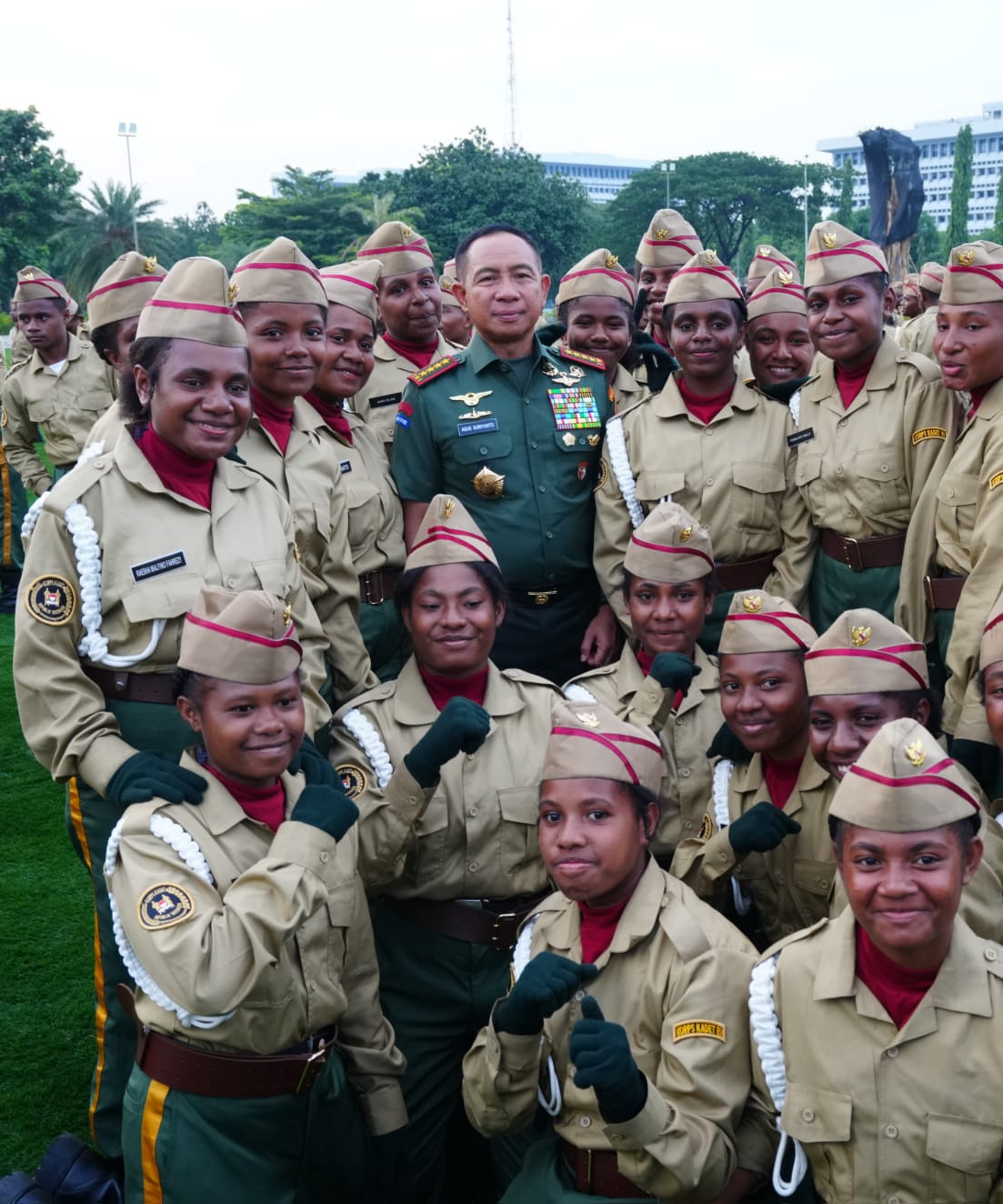 Panglima TNI Pimpin Upacara Penyambutan KKRI Wilayah Jayapura 1