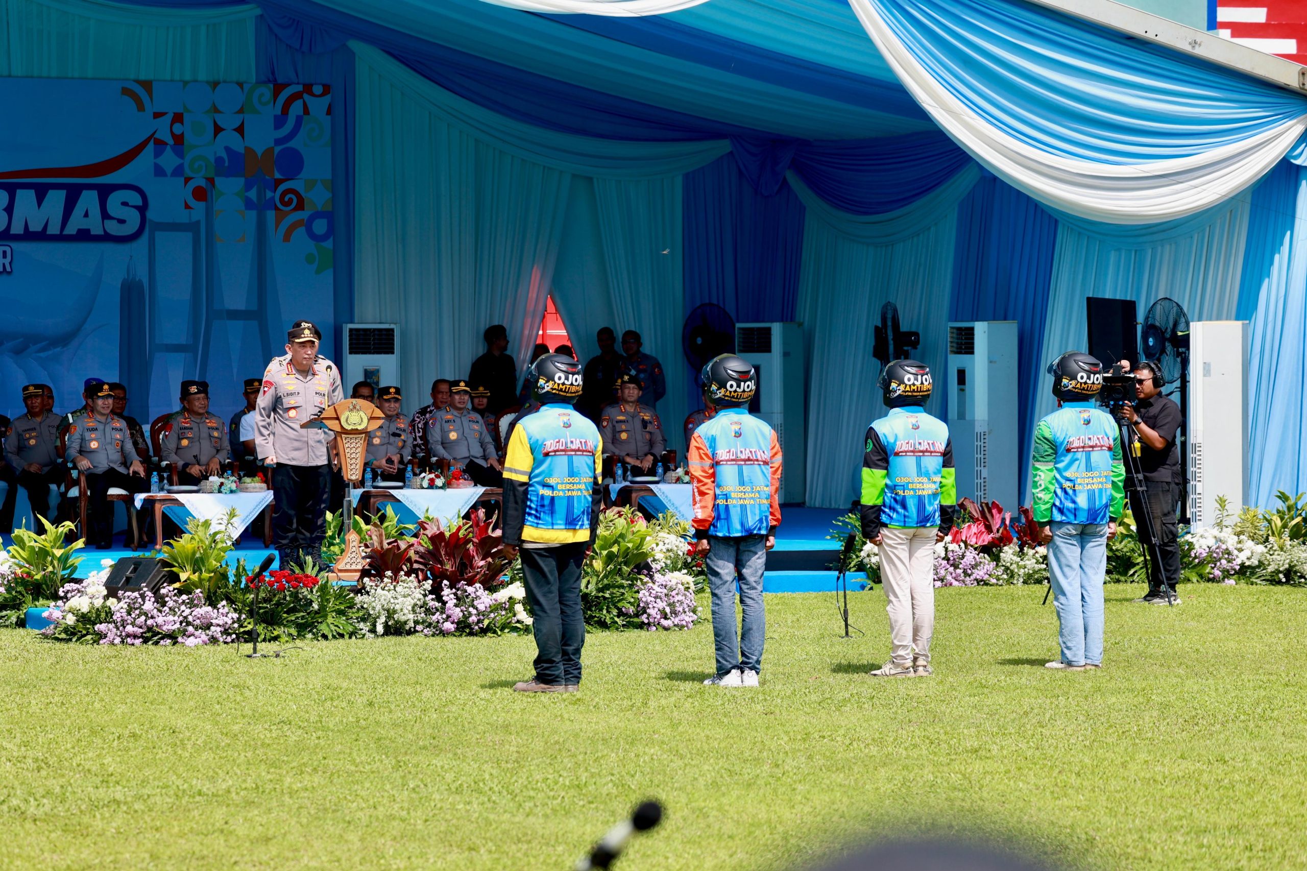 Kapolri Pimpin Apel Ojol Kamtibmas “Jogo Jatim” Bersama Polda Jawa Timur di Malang 2