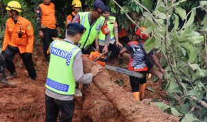 Cari Korban Tertimbun Longsor di Cilacap, Polri Kerahkan 155 Personel dan 4 Anjing Pelacak 14