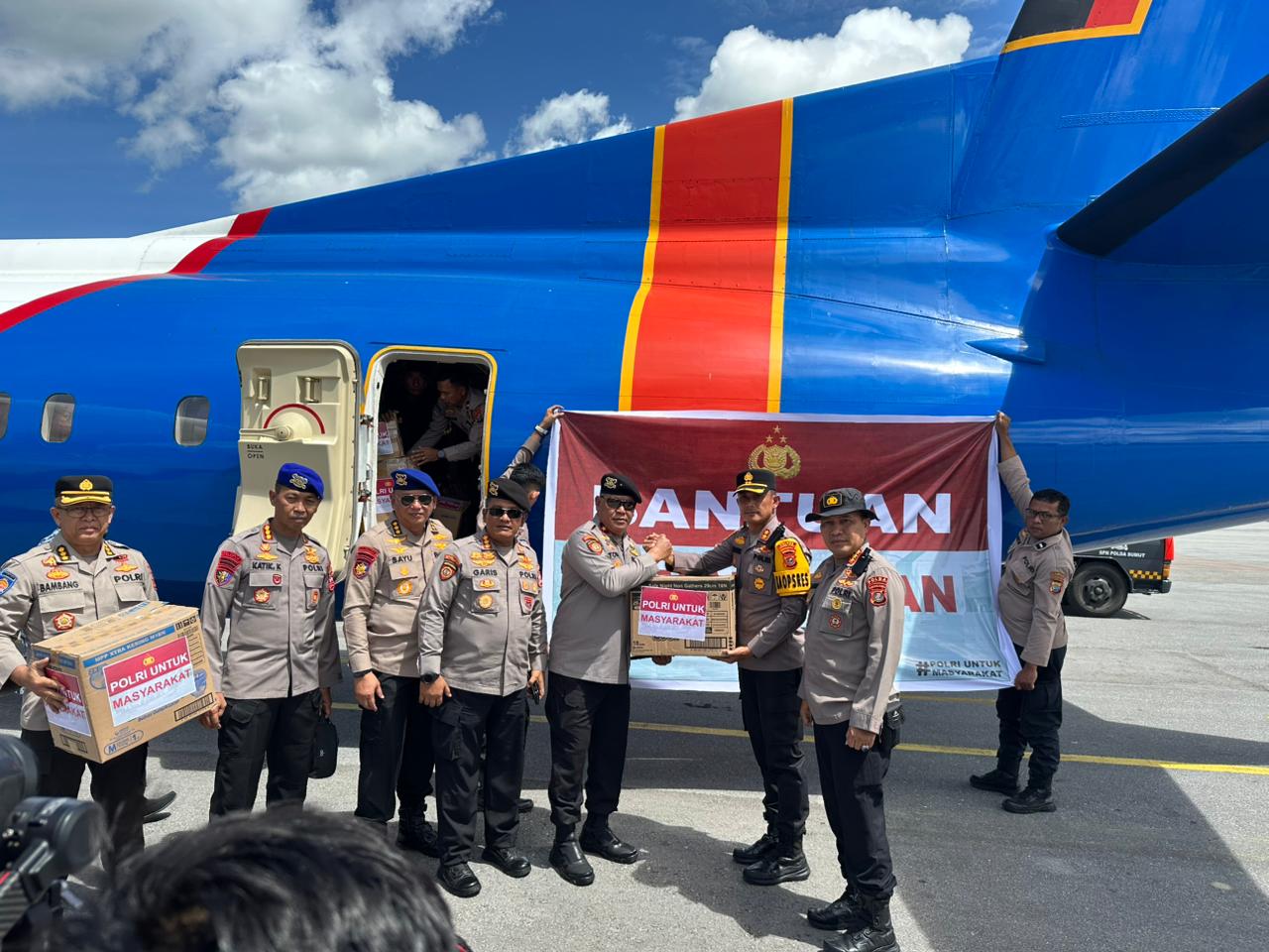 Dirpolsatwa Baharkam Polri Pimpin Misi Pengiriman Bantuan Logistik Kemanusiaan 1
