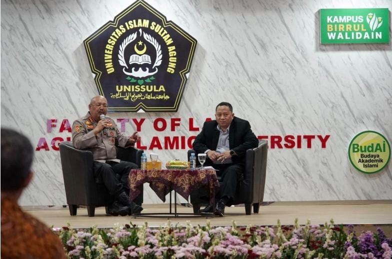 Kalemdiklat Polri Resmikan Pusat Studi Ilmu Kepolisian Fakultas Hukum Unissula 1