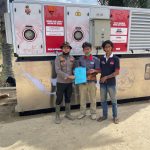 Polres Aceh Tamiang Terima Dua Unit Mesin Penghasil Embun Siap Minum dari Slog Polri 81