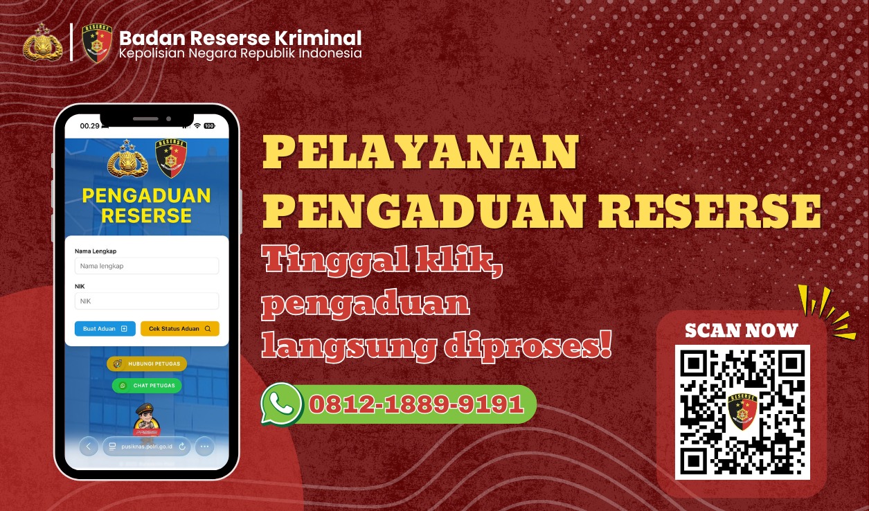 Ada Masalah Pelayanan Reserse? Silakan Lapor ke Nomor Ini 1