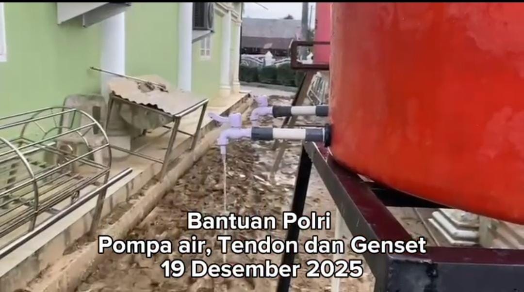 Dalam 3 hari, 24 Sumur Bor Polri Beroperasi di Aceh Tamiang 1