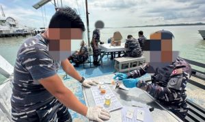 TNI AL Tangkap Kapal Tak Sesuai Dokumen Pelayaran di Selat Beliah 10