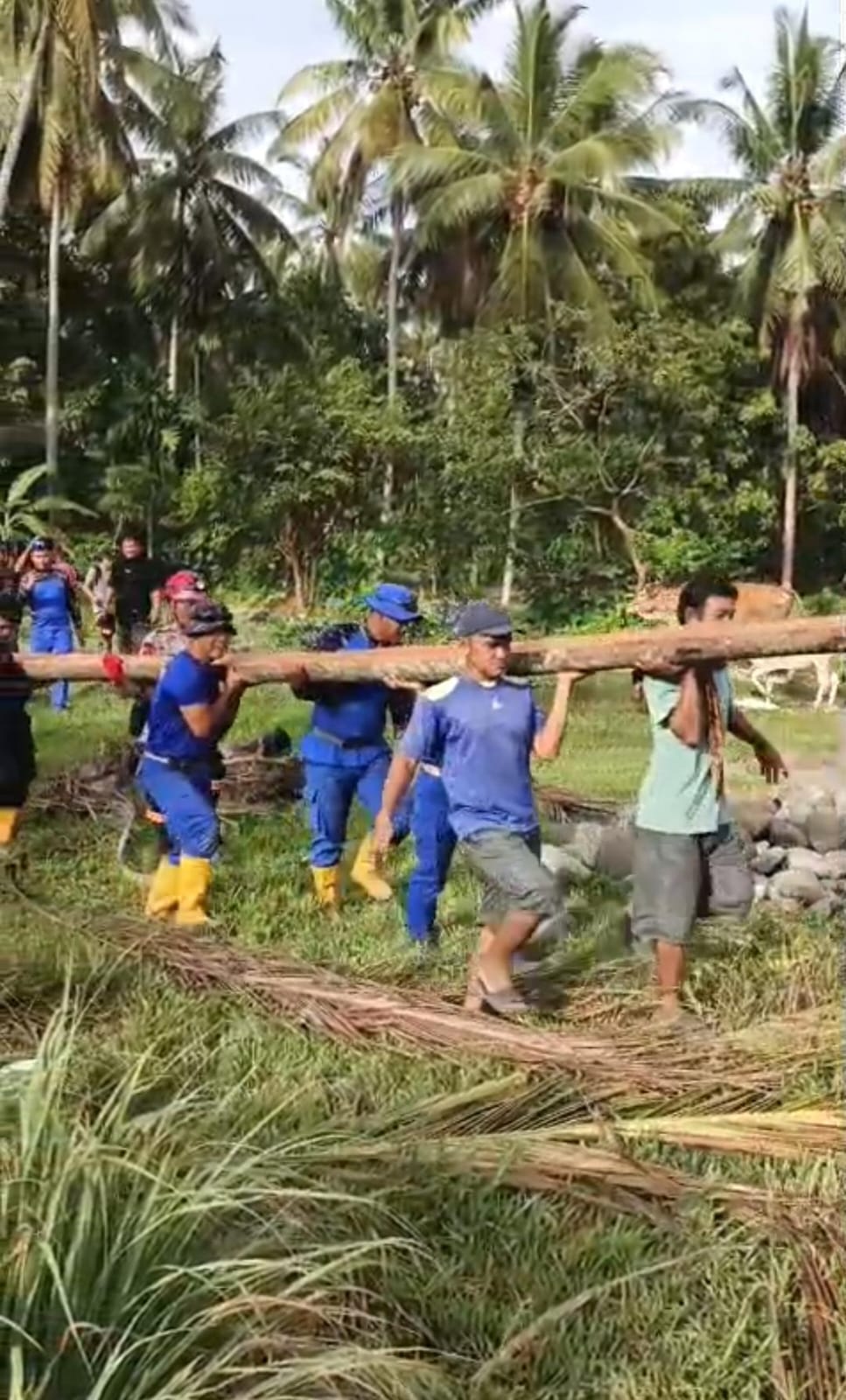 IMG-20260104-WA0044 Tim SAR Korpolairud Bangun Jembatan Sementara di Korong Maranci, Padang Pariaman 1