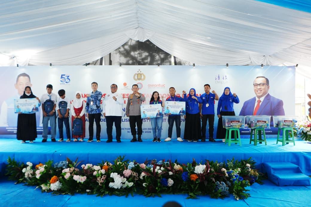 Hadiri HUT KSPSI Ke-53, Kapolri Tegaskan Dukung Perjuangan Buruh 2