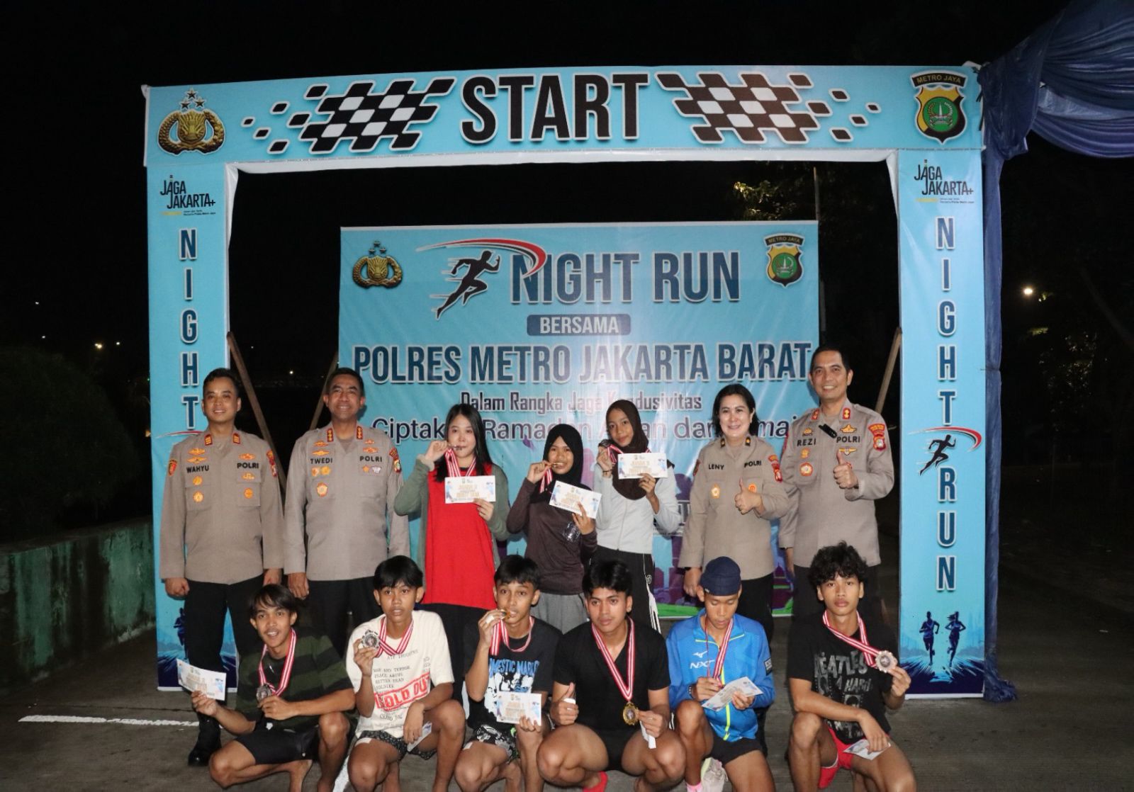 Night Run Ramadan di Kalijodo, Cara Polres Jakbar Salurkan Energi Positif Anak Muda 4