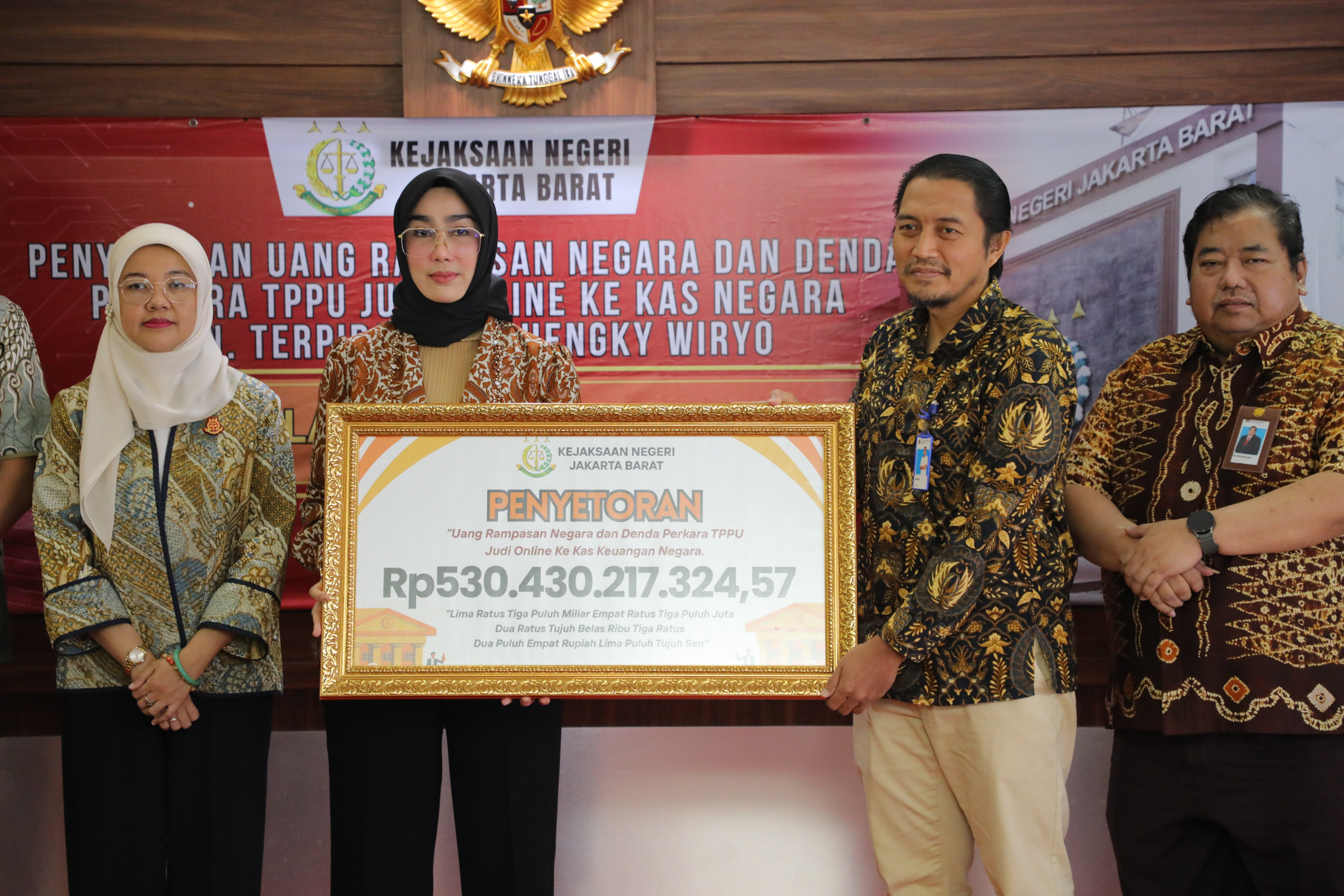 Kejaksaan Setor ke Negara Rp530,4 Miliar dari Satu Kasus Judi Online 1