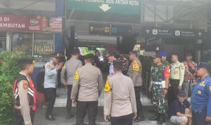 Satgas Preventif Tinjau Arus Lalu Lintas Hingga Terminal, Pastikan Arus Mudik dan Kamtibmas Kondusif 11