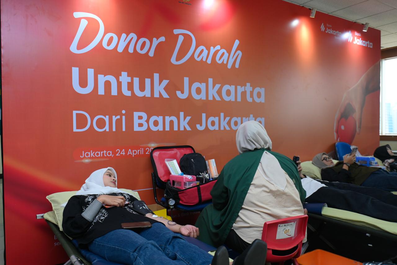 Gandeng PWI Jaya, Bank Jakarta dan PMI DKI Gelar Donor Darah 3