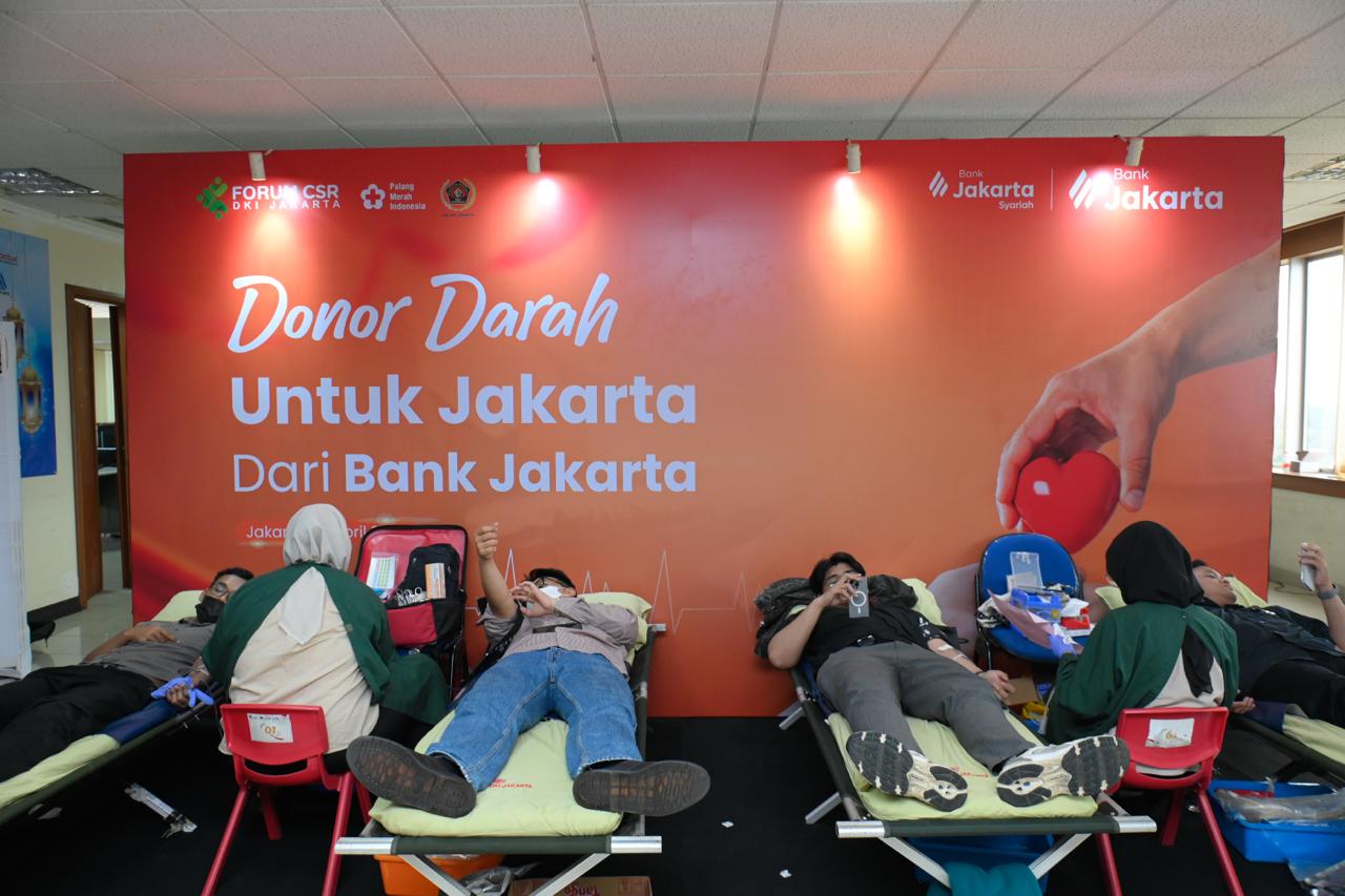 Gandeng PWI Jaya, Bank Jakarta dan PMI DKI Gelar Donor Darah 2