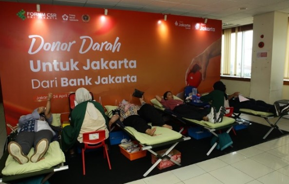 Gandeng PWI Jaya, Bank Jakarta dan PMI DKI Gelar Donor Darah 1