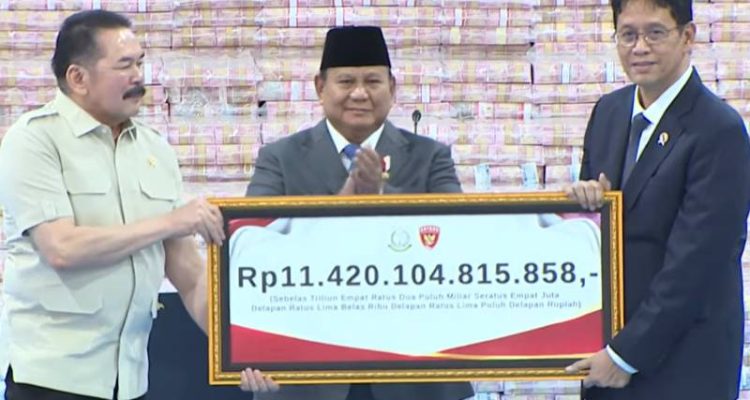 Luar Biasa, Untuk Ketiga Kalinya Kejagung Setor Rp11,4 Triliun ke Negara 3