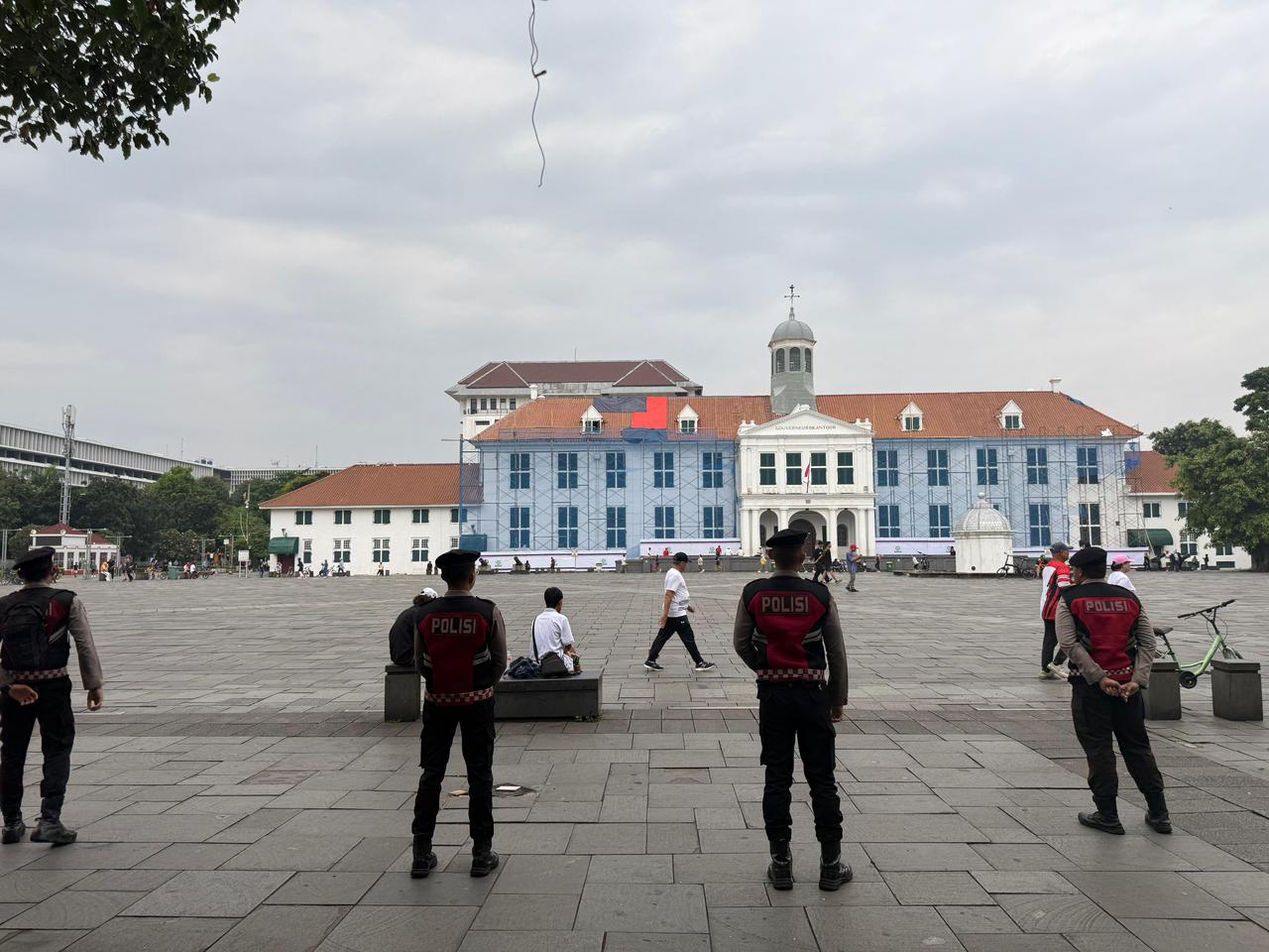 Jaga Kondusifitas CFD Kota Tua dan Sarinah, Dit Samapta Korsabhara Baharkam Polri Gelar Patroli Dialogis 1
