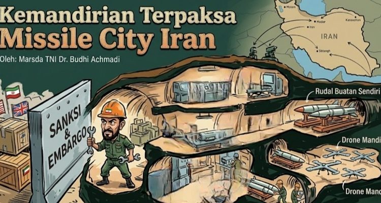 Kemandirian Terpaksa Missile City Iran 1