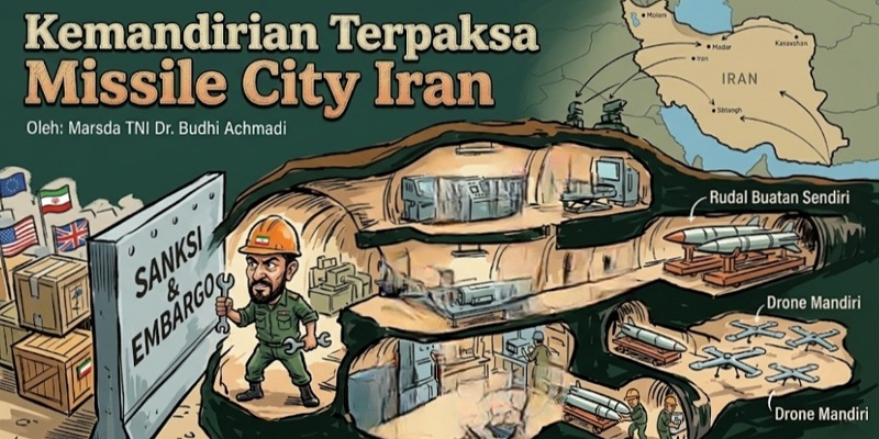 Kemandirian Terpaksa Missile City Iran 1