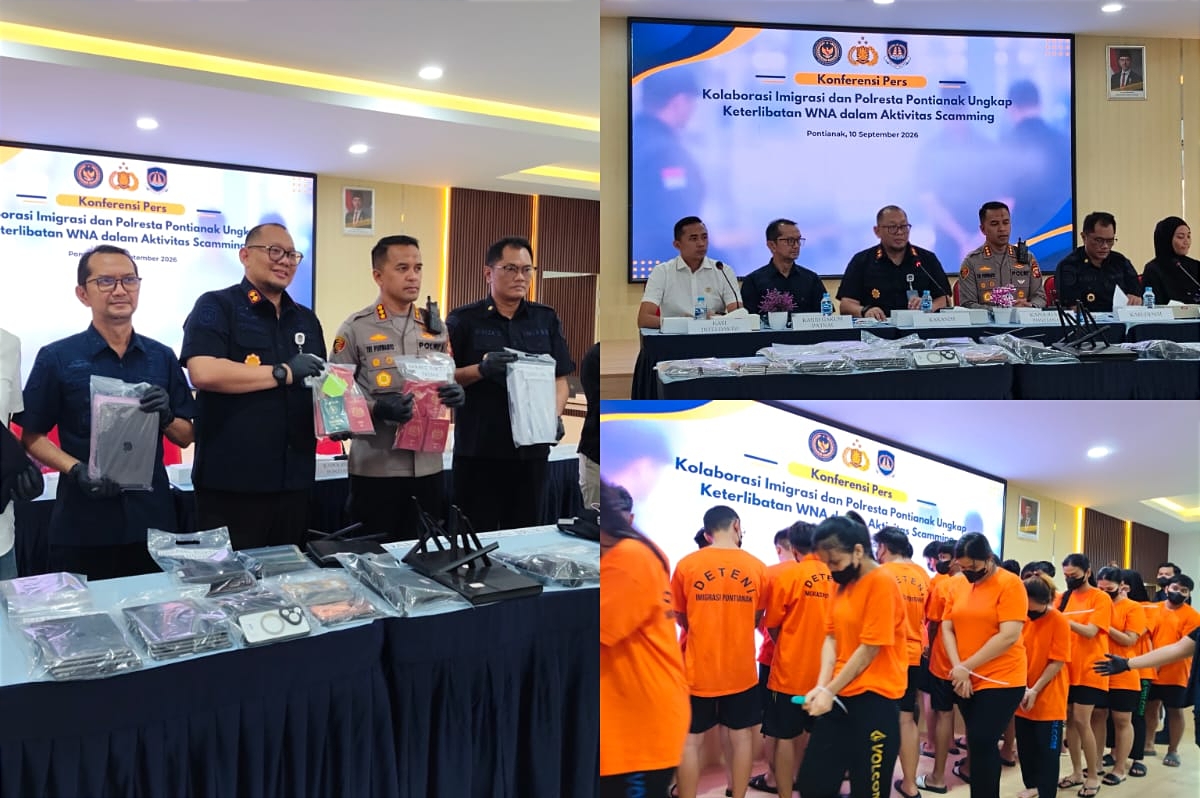 IMG-20260910-WA0036 31 WNA Diamankan di Pontianak, Imigrasi Dalami Dugaan Aktivitas Scamming 1