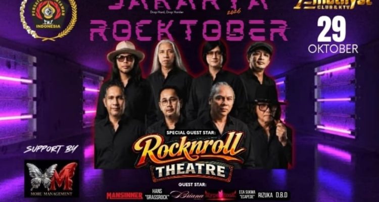Jakarta Rocktober 2026 Siap Digelar, Rocknroll Theatre Jadi Special Guest Star 2
