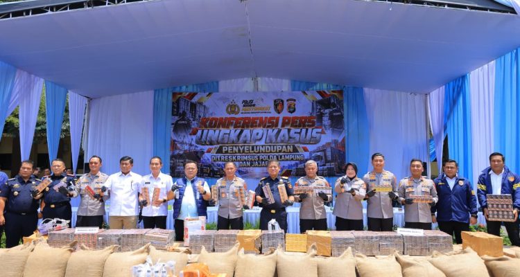 Polda Lampung Ungkap Empat Kasus Kejahatan Ekonomi, Amankan Rokok Ilegal hingga Merkuri 3