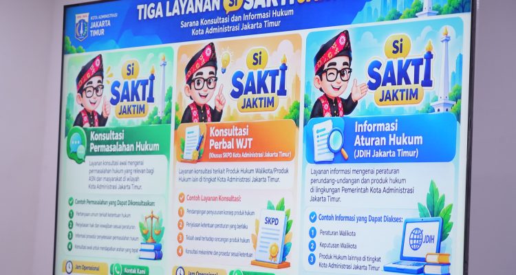 Si Sakti Jaktim Hadir, Warga Jakarta Timur Segera Bisa Konsultasi Hukum via WhatsApp 1