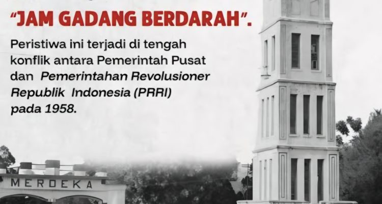 Jangan Lupakan Sejarah Kelam Tragedi Jam Gadang 1958 3