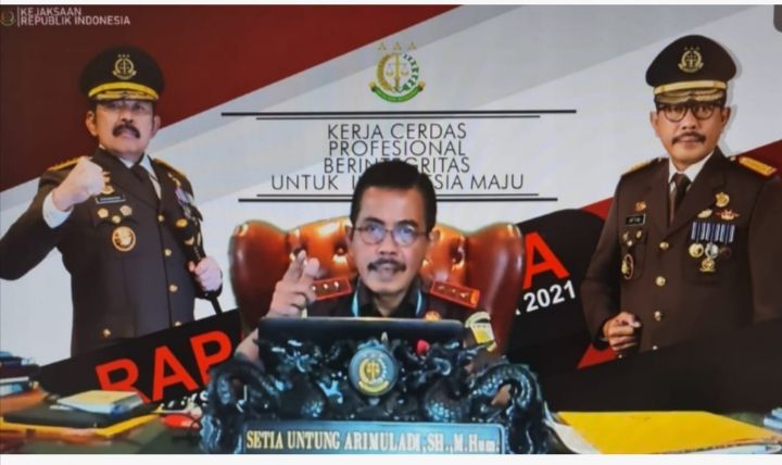 Pamitan Saat Raker, Untung Berpesan Jaksa Harus Bersyukur 62