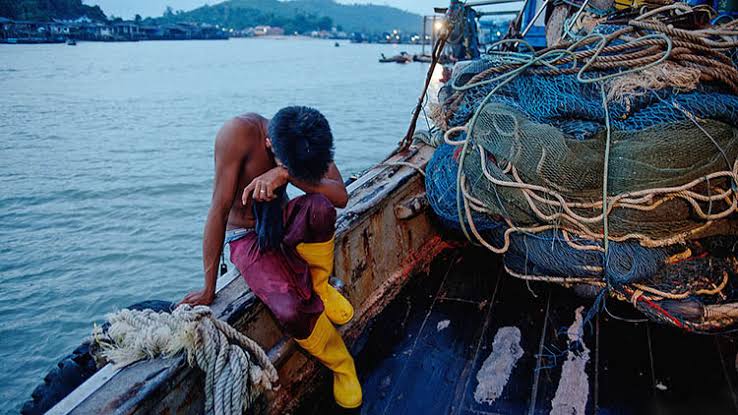 Ilustrasi ABK penangkap ikan.