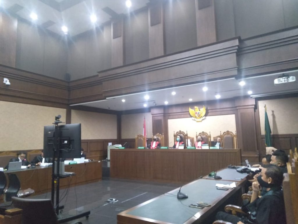 Sidang tuntutan mantan Menpora Imam Nahrawi. Foto: keadilan
