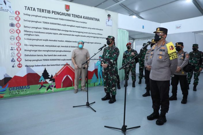 Panglima TNI: TNI-Polri Bantu Siapkan Fasilitas Isoman dan Isoter di Setiap Wilayah 31