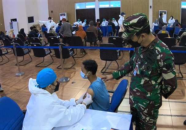 5 Hari Vaksinasi di Seskoau Capai 12 Ribuan 10