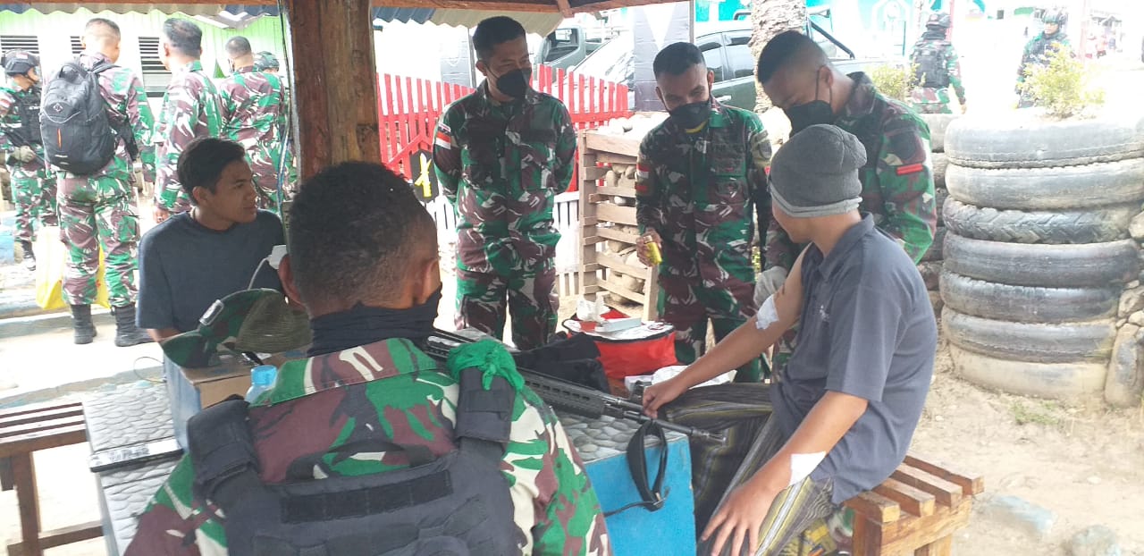 Pos Satgas TNI Yonif 751/VJS Menjadi Sentral Pelayanan Kesehatan Warga Kampung Walesi 1