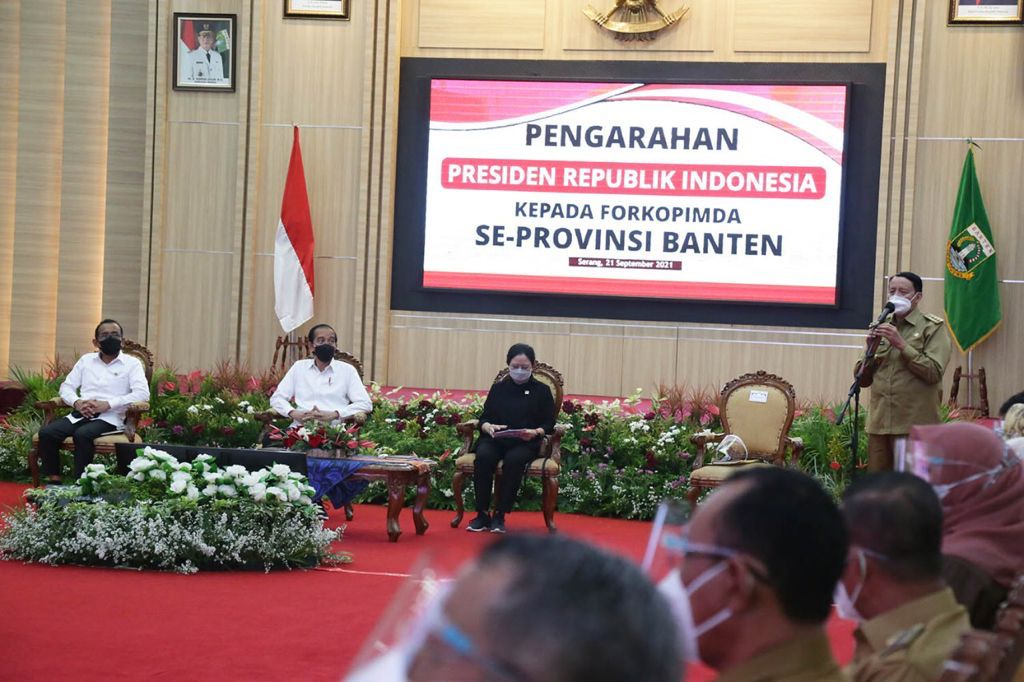 Capaian Provinsi Banten yang Dilaporkan Gubernur WH kepada Presiden Jokowi 1