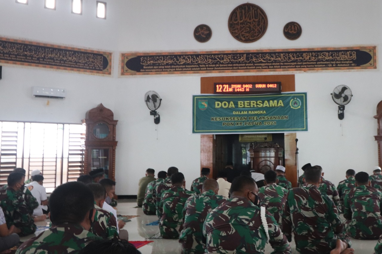 Sambut PON XX, Kodam XVII/Cenderawasih Gelar Doa Bersama 1