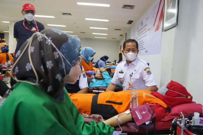 Hari Pahlawan, Pemkot Jakut Gelar Donor Darah 62