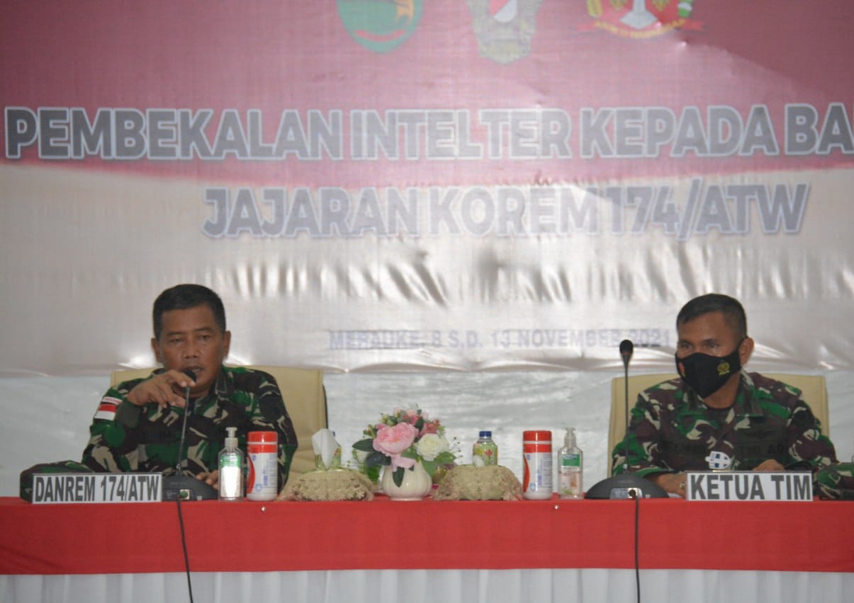 Pembekalan Intelter Babinsa untuk Cegah Dini Ancaman di Wilayah 1
