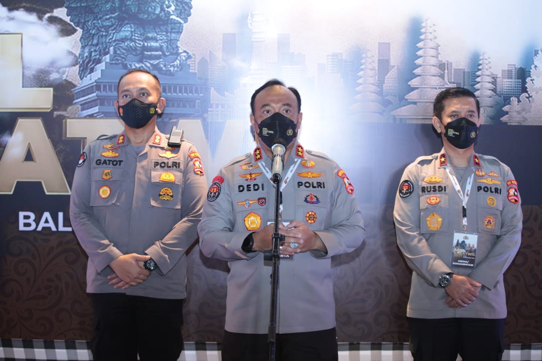 Apel Kasatwil Polri Mantapkan Pengendalian Covid-19 Hingga Persiapan Agenda Kenegaraan 1