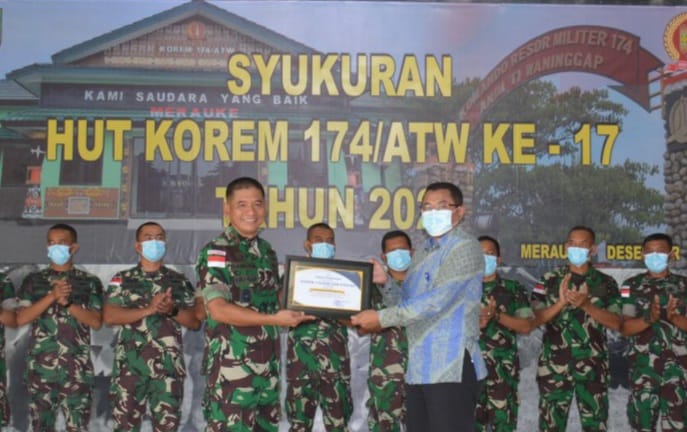 Korem 174 Merauke Beruntun Raih Juara Satu Nilai IKPA 1