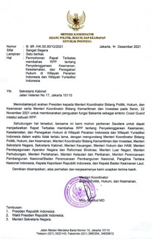 Beredar Surat RPP Keamanan dan Hukum Laut Tanpa Libatkan TNI AL 39