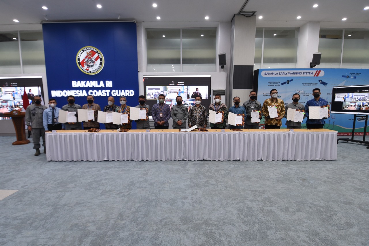 Bakamla RI Tandatangani Kontrak Operasional Tahun 2022 1