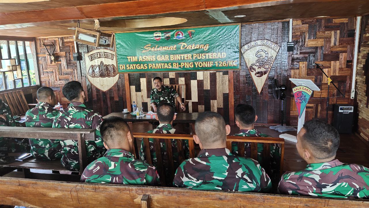 Pembekalan dan Asistensi Satgas Ops Pusterad kepada Satgas Yonif 126/KC di Papua 1