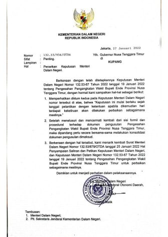 Padma Indonesia Desak Mendagri Batalkan Pengangkatan Wakil Bupati Ende 21