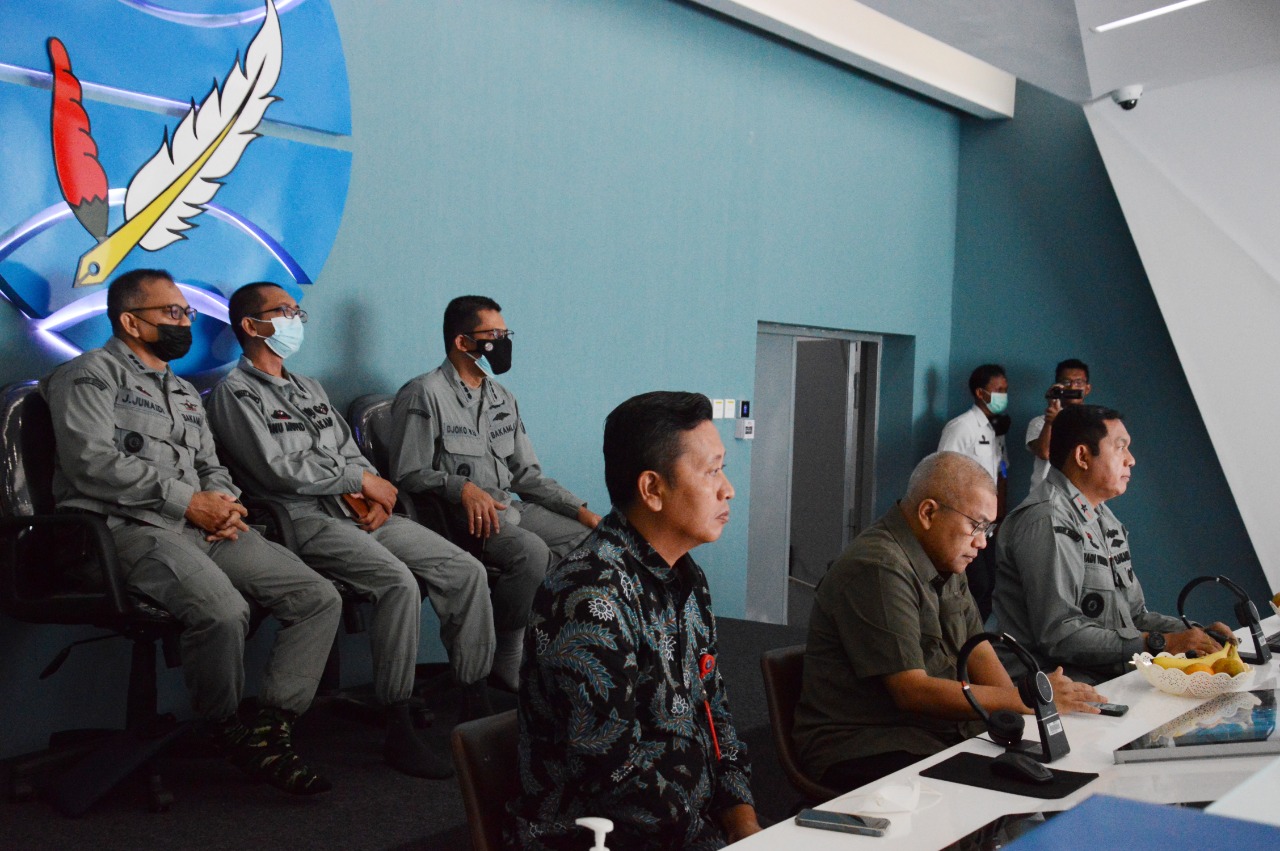 IMG-20220324-WA0034 Bahas Data Informasi, Kepala Kantor Kamla Zona Maritim Barat Temui Kepala BSSN Batam 1