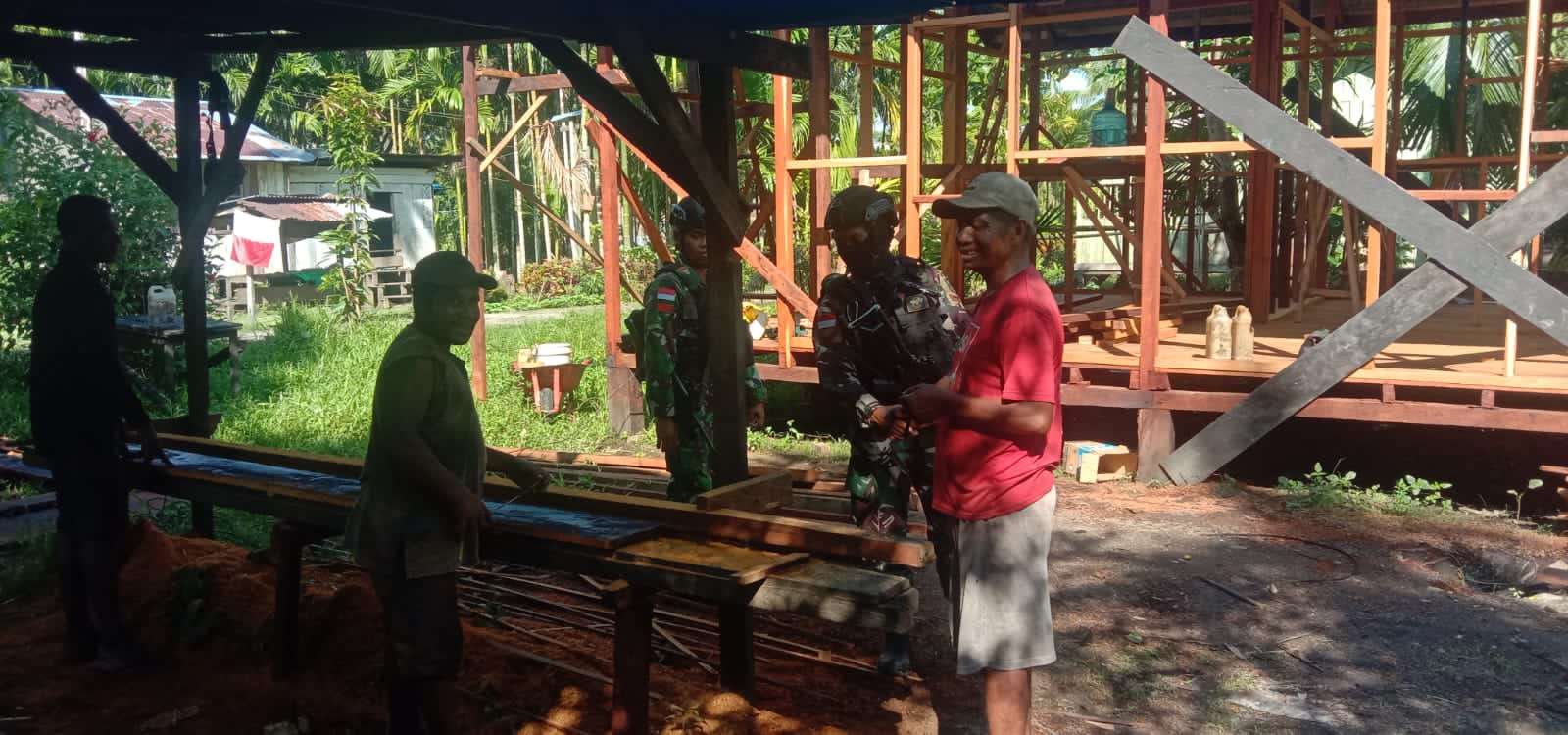 Jelang Purna Tugas, Satgas Kodim Yalimo Yonif RK 751/VJS Temui Tokoh Pemuda dan Warga 1