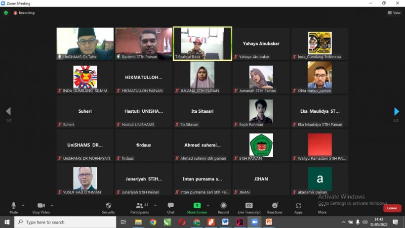 Peringati Hari Lahir Pancasila, STIH Painan Gelar Webinar Bersama Malaysia dan Thailand 24