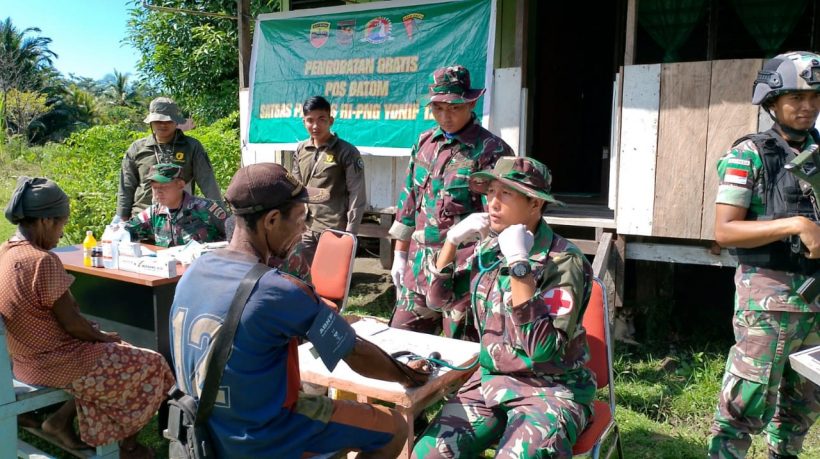 Pelayanan Kesehatan Gratis untuk Warga di Perbatasan Papua 10