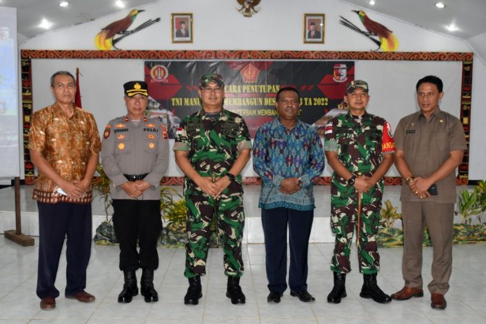 Kegiatan TMMD Ke-113 di Kabupaten Mappi-Papua Resmi Ditutup 15